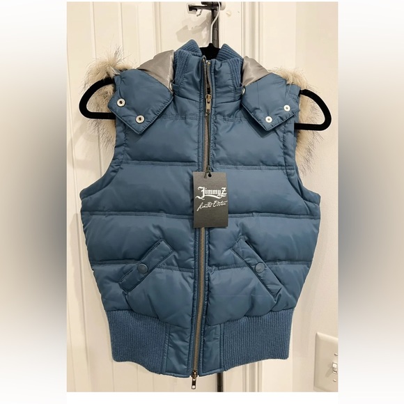 JimmyZ Surf Co Jackets & Blazers - FLASH SALE!! LIMITED EDITION AMAZING NWT ‘JimmyZ’ Women’s Hooded Puffer Vest!
